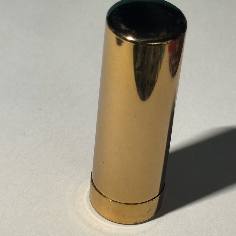 Vintage 1980's Gold Metal Lipstick Case